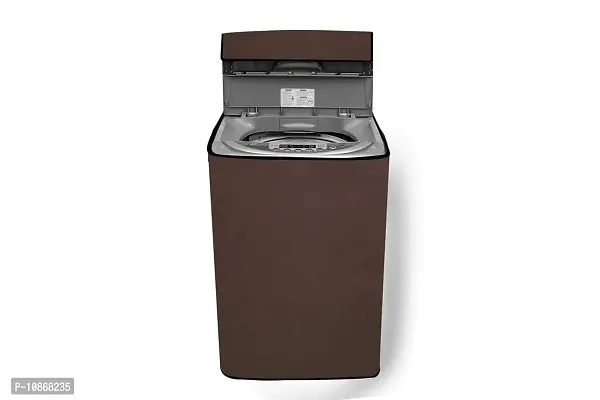 Wings Star Top Load Washing Machine Cover for LG 7 KG Fully-Automatic Top Loading T70SJBK1Z, Coffee