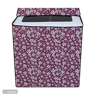 Wings Star Semi Automatic Washing Machine Cover for LG 7 kg, 7.2 kg, 7.5 Kg (82.55x50.8x97.25 cms) | Top Load Washing Machine Cover | Dustproof & Waterproof Washing Machine Cover - KUM112-thumb0