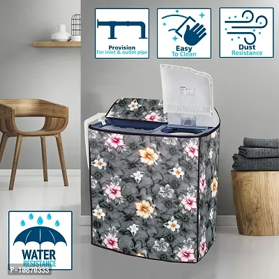 Wings Star Washing Machine Cover for Samsung 6.5 Kg 5 Star Semi-Automatic Top Loading Washing Machine (WT65R2200LL/TL) - Dustproof & Waterproof Washing Machine Cover, KUM87-thumb2