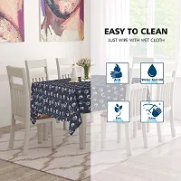 Wings Star Dining Table Cover 6 Seater Waterproof, Size:60""x90"", KUM05-thumb3