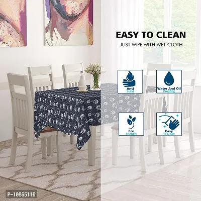 Wings Star Dining Table Cover 6 Seater Waterproof, Size:60""x90"", KUM05-thumb4