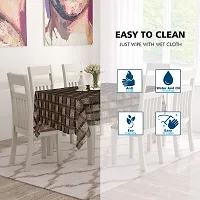 Wings Star Dining Table Cover 6 Seater Waterproof, Size:60""x90"", KUM40-thumb2