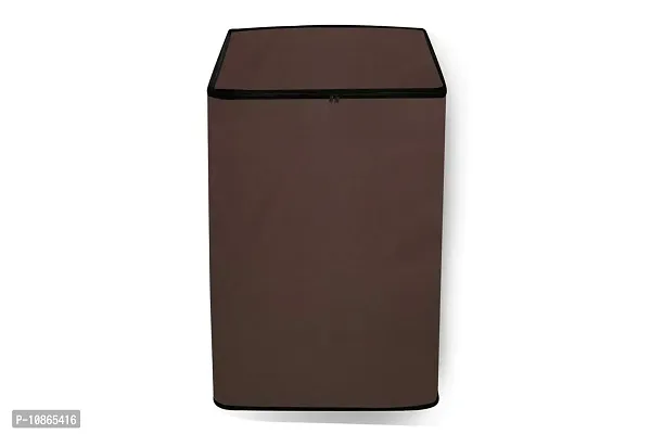 Wings Star Washing Machine Cover for Fully Automatic Top Load LG T7569NDDL 6.5Kg Model, Brown Color-thumb4