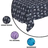 Wings Star Dining Table Cover 6 Seater Waterproof, Size:60""x90"", KUM05-thumb2