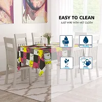 Wings Star Dining Table Cover 6 Seater Waterproof, Size:60""x90"", KUM84-thumb2