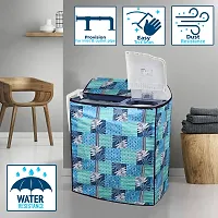 Wings Star Semi Automatic Washing Machine Cover for LG 7 kg, 7.2 kg, 7.5 Kg (82.55x50.8x97.25 cms) | Top Load Washing Machine Cover | Dustproof & Waterproof Washing Machine Cover, KUM43-thumb1