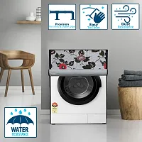 Wings Star Front Load Washing Machine Cover for LG 7 Kg & 7.5Kg (60cmsX53cmsX86cms) | Waterproof & Dust-Proof Front Load Washing Machine Cover For LG | Washing Machin Cover, KUM21-thumb1