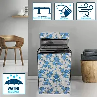 Wings Star Washing Machine Cover for Panasonic 6 Kg 5 Star Fully-Automatic Top Loading Washing Machine (NA-F60LF1HRB) - Dustproof  Waterproof Washing Machine Cover, KUM131-thumb1