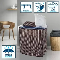 Wings Star Semi Automatic Washing Machine Cover for LG 6 kg, 6.2 kg, 6.5 Kg (80.01x50.8x86.34 cms) | Top Load Washing Machine Cover | Dustproof & Waterproof Washing Machine Cover, KUM28-thumb1