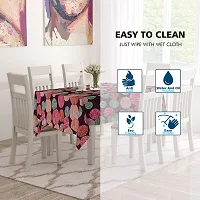 Wings Star Dining Table Cover 6 Seater Waterproof, Size:60""x90"", KUM66-thumb2