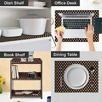 Wings Star Shelf Liners for Kitchen Shelves, Shelf Liners for cupboards, Shelves Covers Sheets mat roll for Wardrobe, Drawer mats Liners for Kitchen, 100 % Waterproof (10 Meter,KUM51)-thumb1