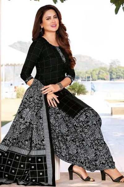 Stylish Synthetic Dress Material For Women