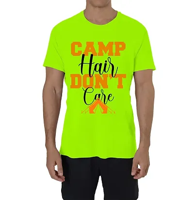 Horns N Bones Graphic Half Sleeve T-Shirt for Mens - Camp Hair