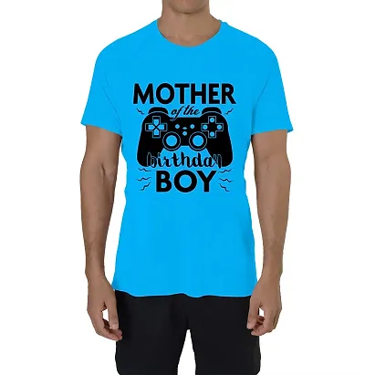 Horns N Bones Graphic Printed Cotton Half Sleeve T-Shirt for Mens - Boy Mother