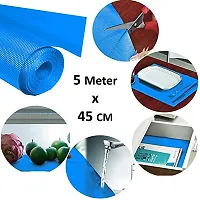 Dakshya Industries Multipurpose, Waterproof, Super Strong, Anti Slip Diamond Textured Mat/Sheet Cupboard Shelf, Fridge,Table, Bathroom Shelves Liner-thumb2