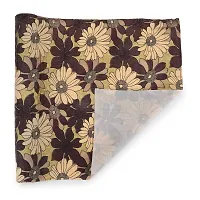 Dakshya Industries PVC Printed Table Cover Printed,Washable Waterproof (Dark Brown, 5 Meter Roll)-thumb3