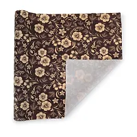 Dakshya Industries PVC Small Flower Printed Table Cover Washable Waterproof Table Protector-thumb1