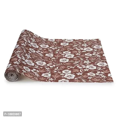 Dakshya Industries PVC Printed Table Cover Printed,Washable Waterproof Table Protector (Brown, Center Table Cover 60X40 inches)-thumb3