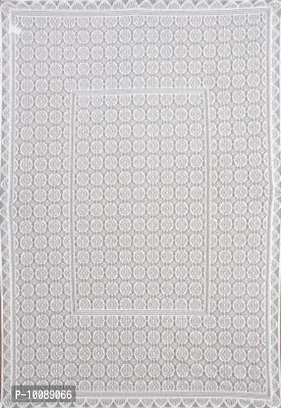 Dakshya Industries Cotton Dining Table Cover (60x90 Inches) - White-thumb3