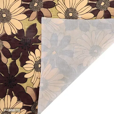 Dakshya Industries PVC Printed Table Cover Printed,Washable Waterproof (Dark Brown, 5 Meter Roll)-thumb3