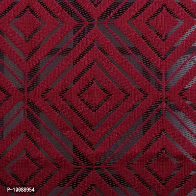 Dakshya Industries Cotton Dining Table Cover (60x90 Inches) - Maroon-thumb2