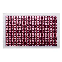 Trendy PVC Printed Waterproof Rectangle 4 Seater Table Cover 40x60 Inch -RedBlack-thumb3