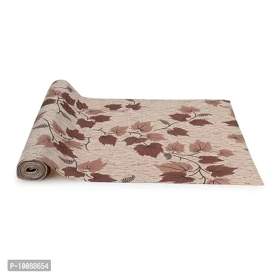 Dakshya Industries PVC Printed Table Cover Printed,Washable Waterproof Table Protector (Beige, 10 Meter Roll)-thumb2