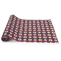 Dakshya Industries PVC Printed Table Cover Printed,Washable Waterproof (Purple, 10 Meter Roll)-thumb1