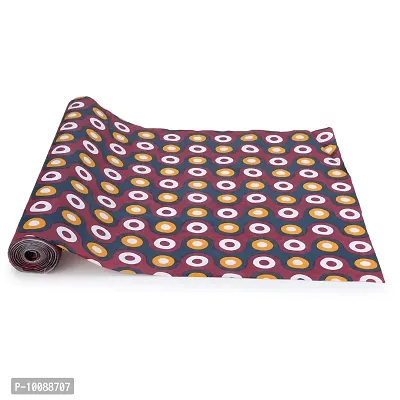 Dakshya Industries PVC Printed Table Cover Printed,Washable Waterproof (Purple, 10 Meter Roll)-thumb2