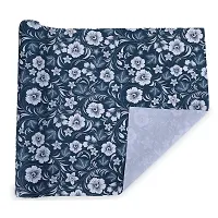 Dakshya Industries PVC Small Flower Printed Table Cover Washable Waterproof Table Protector-thumb1