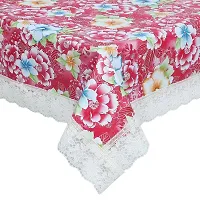 Dakshya Industries PVC Printed Table Cover Printed,Washable Waterproof (Pink, 10 Meter Roll)-thumb2