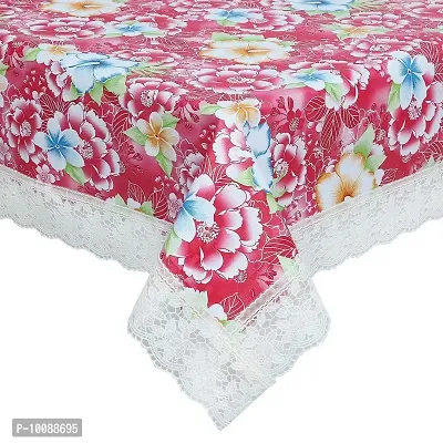 Dakshya Industries PVC Printed Table Cover Printed,Washable Waterproof (Pink, 10 Meter Roll)-thumb3