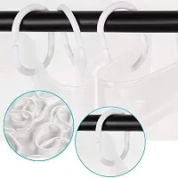 Dakshya Industries Pack of 1 Waterproof Transparent PVC Plain AC Curtain with Hooks (Size - 9 Feet, Thickness - 0.15 mm)-thumb3