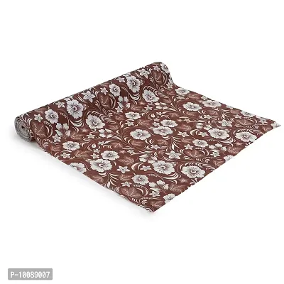 Dakshya Industries PVC Printed Table Cover Printed,Washable Waterproof Table Protector (Brown, Center Table Cover 60X40 inches)