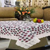 Trendy PVC Printed Waterproof Rectangle 4 Seater Table Cover 40x60 Inch -Multicolor-thumb3