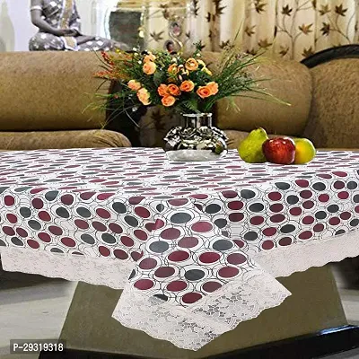 Trendy PVC Printed Waterproof Rectangle 4 Seater Table Cover 40x60 Inch -Multicolor-thumb4