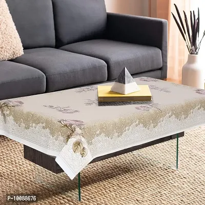 Dakshya Industries PVC Printed Table Cover Printed (Coffee, Dining Table Cover - 90 X 60 Inches)