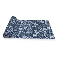 Dakshya Industries PVC Small Flower Printed Table Cover Washable Waterproof Table Protector-thumb2