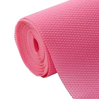 Dakshya Industries Multipurpose, Waterproof, Super Strong, Anti Slip Diamond Textured Mat/Sheet Cupboard Shelf, Fridge,Table, Bathroom Shelves Liner-thumb2