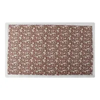 Dakshya Industries PVC Printed Table Cover Printed,Washable Waterproof Table Protector (Brown, 10 Meter Roll)-thumb2