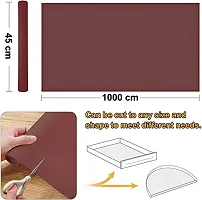 Dakshya Industries Multipurpose, Waterproof, Super Strong, Anti Slip Diamond Textured Mat/Sheet Cupboard Shelf, Fridge,Table, Bathroom Shelves Liner-thumb1