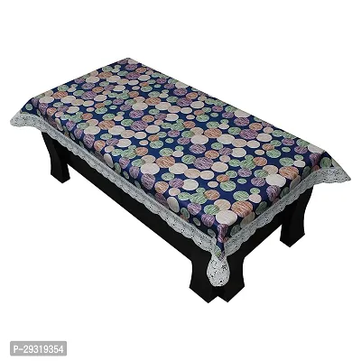 Trendy PVC Printed Waterproof Rectangle 4 Seater Table Cover 40x60 Inch -Blue-thumb4