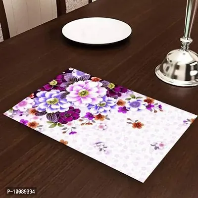 Dakshya Industries PVC Printed Dining Table Placemats Set of 6 (Multicolour) - DIBLMAT52-thumb5