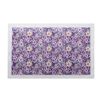 Trendy PVC Printed Waterproof Rectangle 4 Seater Table Cover 40x60 Inch -Purple-thumb3