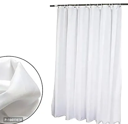 Dakshya Industries Pack of 1 Waterproof Transparent PVC Plain AC Curtain with Hooks (Size - 12 Feet, Thickness - 0.30 mm)
