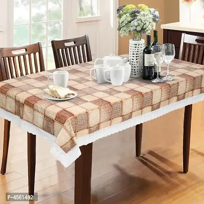 Forever Groovy Checkered 6 Seater Dining Table Cover-thumb0