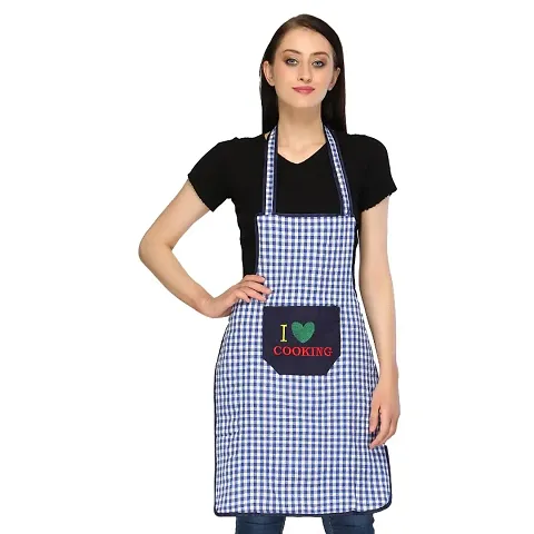 Forever Groovy Cotton Checkered Apron