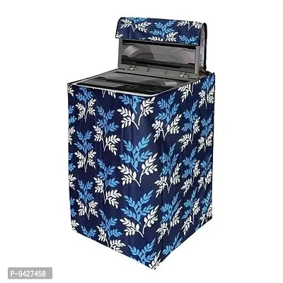 Polyester Floral Print Top Load Washing Machine Cover for 6.5 Kg, 7 Kg  7.5 Kg-thumb0