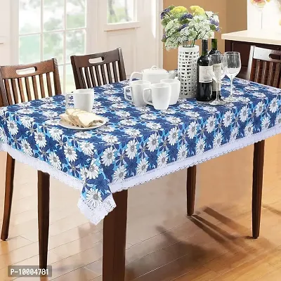 Castle Decor PVC Printed 6-8 Seater Dining Table Cover-thumb0