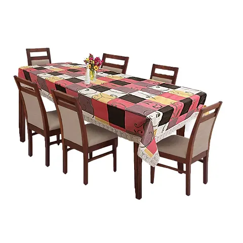 PVC Non Woven Printed 6 Seater Table Covers